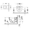 Duravit Darling New Fali WC mélyöblítésű 2545090000