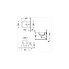 Duravit D-Code Fali bidé COMPACT 22371500002