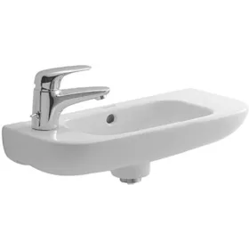   Duravit D-Code Kézmosó 50x22cm túlfolyóval csaplyuk balra 07065000092