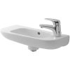 Duravit D-Code Kézmosó 50x22cm túlfolyóval csaplyuk jobbra 07065000082
