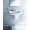 Duravit D-Code Mosdó 55x43cm túlfolyóval csaplyukkal 23105500002