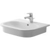 Duravit D-Code Beépíthető mosdó 54,5x43,5cm felülről való beépítéshez túlfolyóval csaplyukkal 0