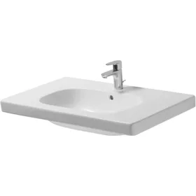   Duravit D-Code Bútorral aláépíthető mosdó 85x48cm túlfolyóval csaplyukkal 03428500002
