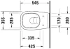 Duravit D-Code fali WC, mélyöblítésű ÚJ!!! 25350900002