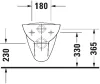 Duravit D-Code fali WC, mélyöblítésű ÚJ!!! 25350900002