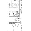 Duravit D-Code Álló WC mélyöblítésű alsó kifolyás 21100100002