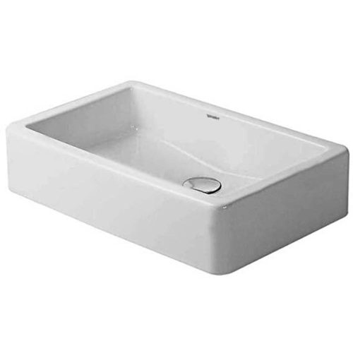 Duravit Vero Ráültethető mosdó 60x38cm csiszolt túlfolyó csaplyuk nélkül 0455600000