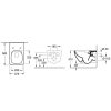 Villeroy&Boch Venticello rimless fali wc 4611R001