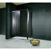HSK Imperial 2-részes tolóajtó forgatható 140x185cm króm