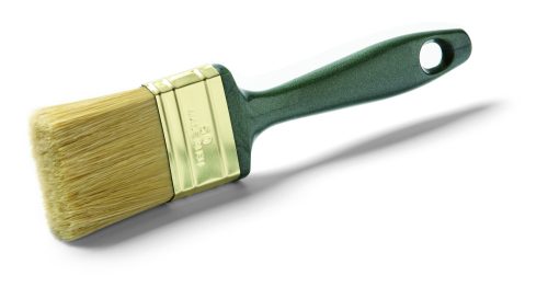 Schuller Lakkozó ecset XV kevert sörte, műanyag nyél zöld 30 mm