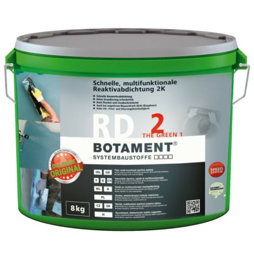 Botament RD 2 THE GREEN 1, 2K Gyorskötésű többfunkciós reaktív vízszigetelő 8 kg