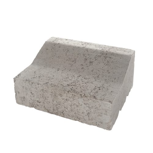 KK Kavics K Szegélykő kopóréteg nélkül szürke 25x10/15x30 cm