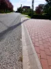 KK Kavics K Szegélykő kopóréteg nélkül szürke 25x10/15x30 cm