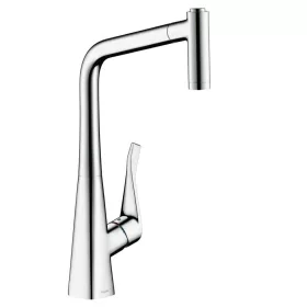   Hansgrohe Metris Select egykaros konyhai csaptelep kihúzható kifolyó króm 14884000
