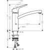 Hansgrohe Logis Egykaros konyhai csaptelep 160 Króm 71832000
