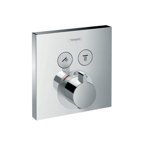 Hansgrohe Showerselect Termosztát Színkészlet 2 Fogyasztóval Falsík Alatti Szereléshez, Króm 15