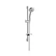 Hansgrohe Croma 100 Multi zuhanyszett, 65 cm-es zuhanyzórúddal, 1,6m-es MetaFlex zuhanycsővel, 