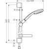 Hansgrohe Croma 100 Vario zuhanyszett 0,65 m 27772000