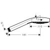 Hansgrohe Croma Select E Multi Kézizuhany Dn15, Króm-Fehér 26810400