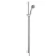 Hansgrohe zuhanyszett, Crometta 85 kézizuhannyal, 65cm-es Unica C zuhanyrúddal, 1,6m-es Metafle