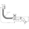 Hansgrohe Flexaplus le- és túlfolyó-garnitúra 1 1/2