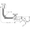 Hansgrohe Flexaplus S le- és túlfolyógarnnitúra 1 1/2