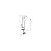 Hansgrohe Focus 190 Egykaros mosdócsaptelep DN15, kóm 31608000