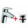Hansgrohe Logis 70 Egykaros mosdócsaptelep Króm Push Open lefolyóval 71077000