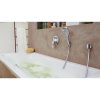 Hansgrohe Metris Egykaros falsík alatti kádcsaptelep színkészlet, króm 31493000