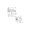 Hansgrohe Metris Egykaros falsík alatti mosdócsaptelep 165 mm-es kifolyóval 31085000