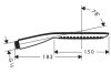 Hansgrohe PuraVida 120 1Jet keskeny kézizuhany 28558000