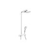 Hansgrohe Raindance Select E 300 2jet Showerpipe fehér króm 27126400