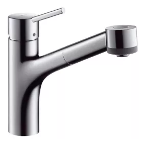   Hansgrohe Talis S Egykaros konyhai csaptelep kihúzható zuhanyfejjel króm 32841000