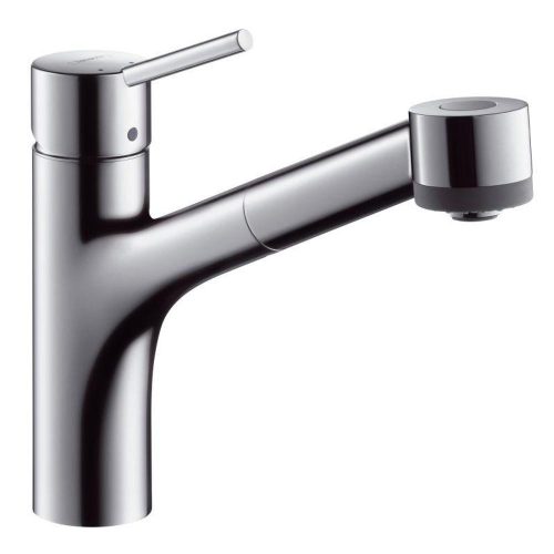 Hansgrohe Talis S Egykaros konyhai csaptelep kihúzható zuhanyfejjel króm 32841000