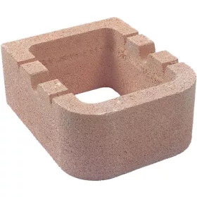 Leier Kaiserstein Rézsűkő barna 25x31x12,5 cm