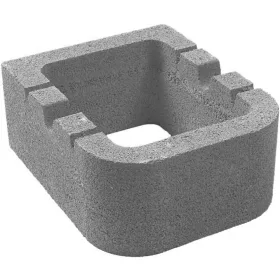 Leier Kaiserstein Rézsűkő szürke 25x31x12,5 cm
