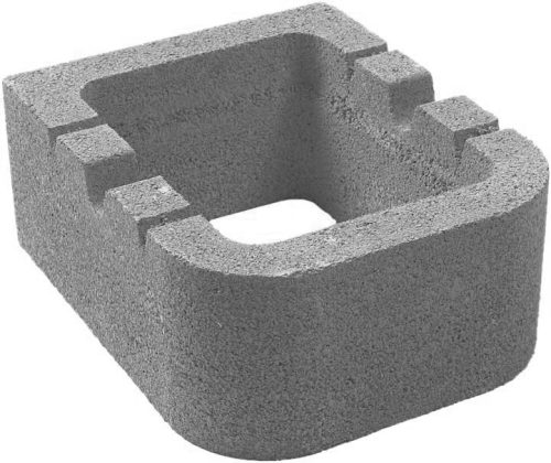 Leier Kaiserstein Rézsűkő szürke 25x31x12,5 cm