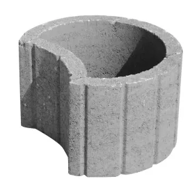 Leier Luna Quartz Midi Rézsűkő szürke 40x30x25 cm