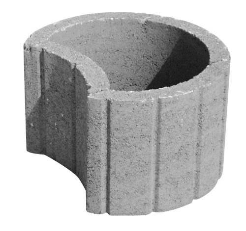 Leier Luna Quartz Midi Rézsűkő szürke 40x30x25 cm