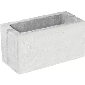   Leier Modern kerítéskő normál natúr törtfehér 40x20x20 cm