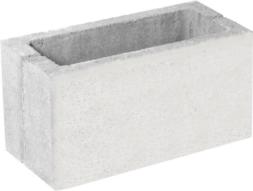 Leier Modern kerítéskő normál natúr törtfehér 40x20x20 cm