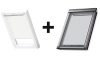 Velux DOP komfortcsomag, DKL fényzáró roló(1025S fehér)+MHL külső hővédő roló, MK08, 78x140 cm