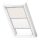 Velux Duo fényzáró roló, DFD MK04 bézs(1085S), fehér színű harmonikarolóval (1016), 78x98 cm