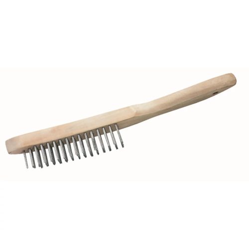 Bautool Drótkefe 6 soros fa nyéllel