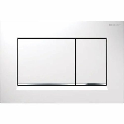 Geberit Nyomólap Sigma 30 fehér/fényes króm/fehér, 115.883.KJ.1