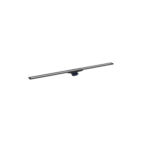 Geberit CleanLine20 zuhanyfolyóka, 30-130 cm, fekete/szálcsiszolt rozsdamentes acél