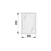 Jika Clear tükör LED világítással H4557251731441