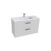 Jika Cube Alsószekrény mosdóval 100 2 fiókkal 100x43cm fehér 4.5365.2.176.300.1