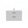 Jika Cube Alsószekrény mosdóval 100 2 fiókkal 100x43cm fehér 4.5365.2.176.300.1