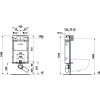 Laufen TW1 Falba Épített tartály 8.9466.3.000.000.1